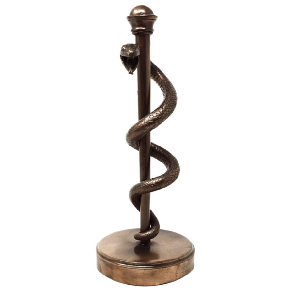 Äskulapstab Deko – Medizin Symbol als Geschenk für Ärzte