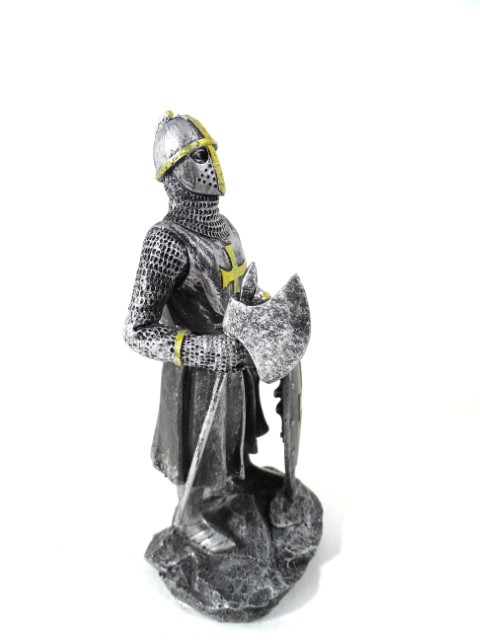 Kreuzritter Dekofigur 18cm - Eindrucksvoller Ritter