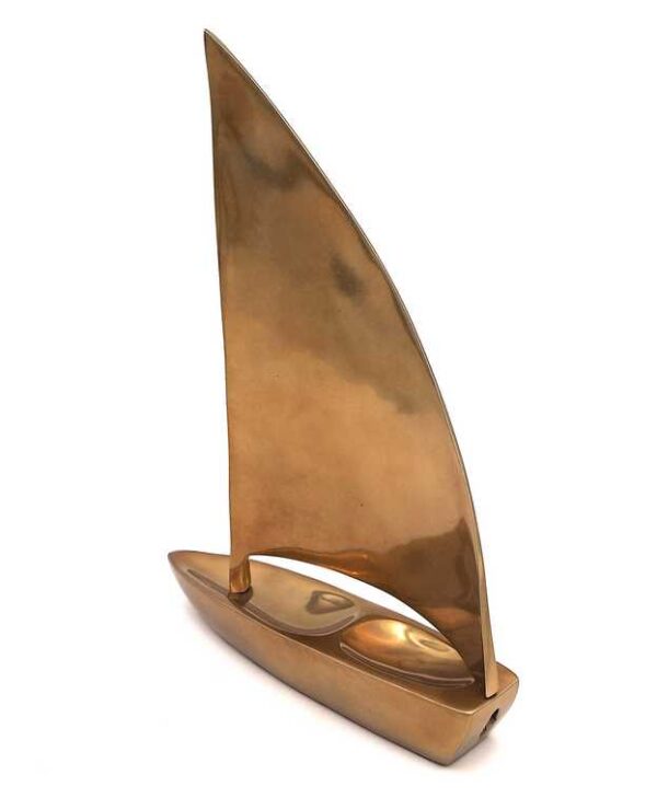 Segelbootmodell Aluminium – Große maritime Deko N-3044