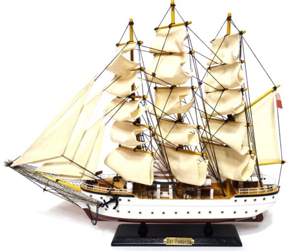 Modell Segelschiff Dar Pomorza – Maritime Deko 50 cm