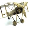 Doppeldecker Modellflugzeug – Retro Flugzeug aus Metall