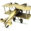 Doppeldecker Modellflugzeug – Retro Flugzeug aus Metall