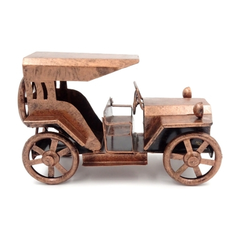 Retro Auto Deko – Vintage Metallauto im klassischen Stil