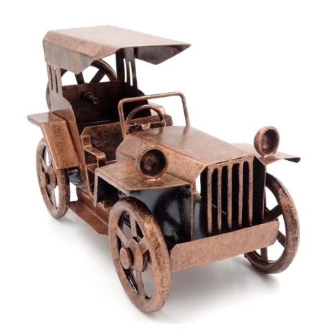 Retro Auto Deko – Vintage Metallauto im klassischen Stil