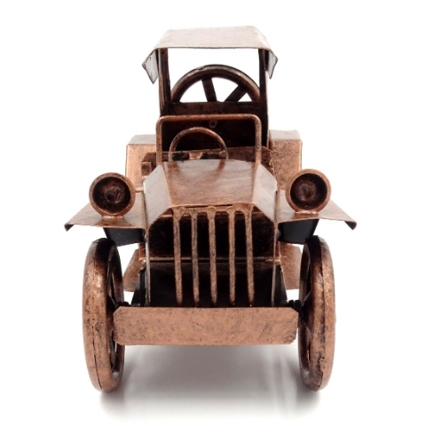 Retro Auto Deko – Vintage Metallauto im klassischen Stil