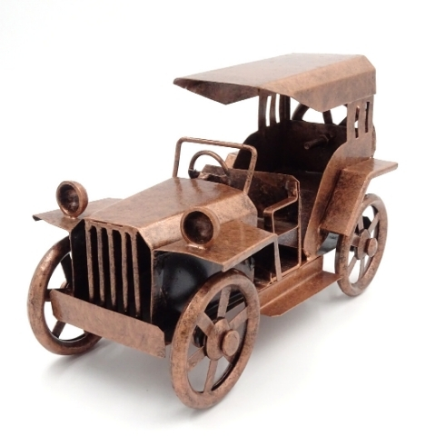 Retro Auto Deko – Vintage Metallauto im klassischen Stil