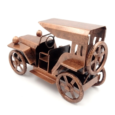 Retro Auto Deko – Vintage Metallauto im klassischen Stil