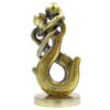 Metallfigur Liebespaar – Romantische Deko Figur