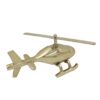Hubschrauber Modell Metall – Dekorativer Metallhubschrauber 32 cm