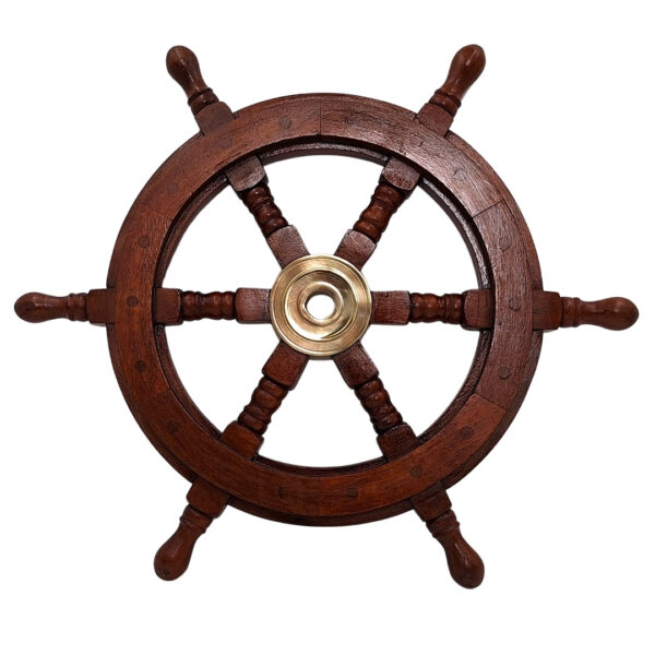 Holz Steuerrad maritime Dekoration – 45 cm