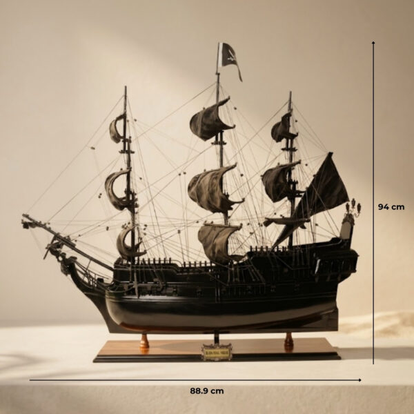 Black Pearl Modell Piratenschiff – Piraten Deko BP80R