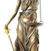 Themis Figur Gold Detail