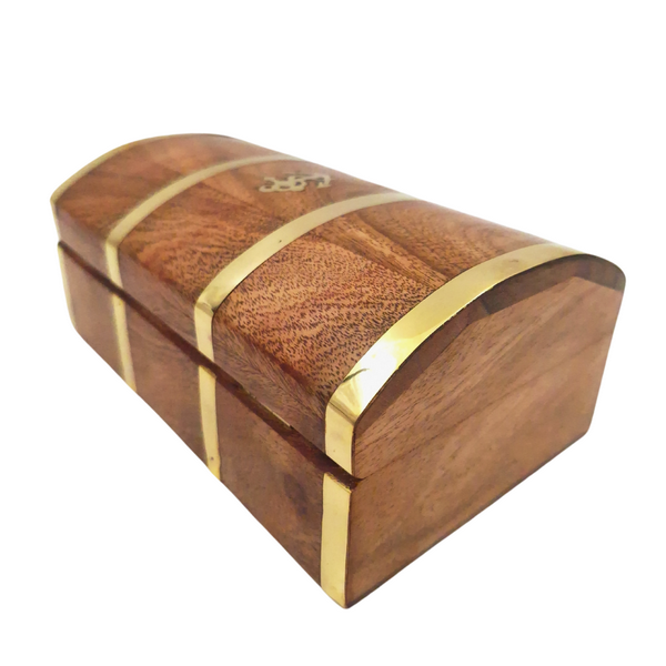 Maritime Schatulle DNU-020 – Holzbox mit Ankermotiv
