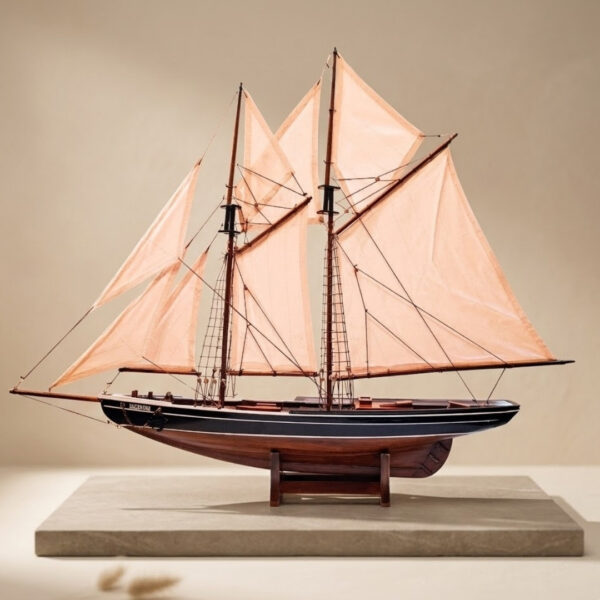 Modell Schoner Bluenose 78 cm – Maritime Dekoration