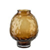 Bernsteinfarbene Glasvase SERENITE – Handgefertigte Designvase