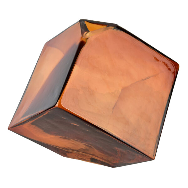 Glasvase SERENITE Kupferoptik - Eleganter Blickfang