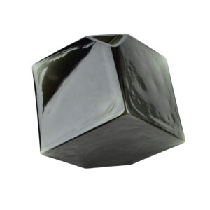 Moderne Glasvase Dunkle Glasoptik - Elegantes Design