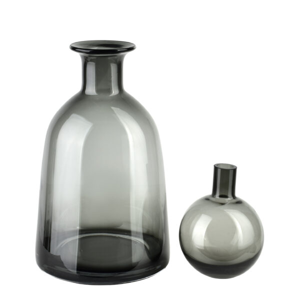 Dekorative Glaskaraffe SERENITE – Handgefertigte Design-Karaffe 33 cm