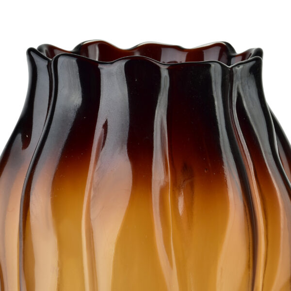 Glasvase SERENITE Wellenform - Eleganter Blickfang