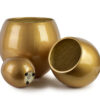 Goldene Keramikübertöpfe NEVA GOLD – 3er Set