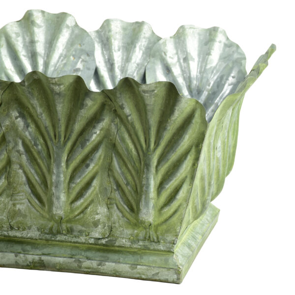 Grüne Metall Pflanzgefäße – Elegantes 3er Set