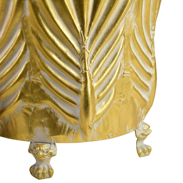 Große Goldene Metall Pflanzgefäße – Elegantes 3er Set