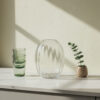 Runde Glasvase 20 cm – Elegante Serenite Vase aus Glas