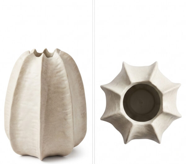 Henkelvase Beige 26 cm – MANON Vase