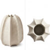 Designvase Beige 29 cm – MANON Vase aus Polyresin