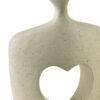 Dekofiguren Set MANON – 2 abstrakte Skulpturen in Beige