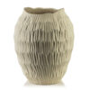 Strukturvase MANON 24,5 cm – Moderne Vase in Beige