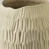 Strukturvase MANON 24,5 cm – Moderne Vase in Beige