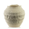Strukturvase MANON 19 cm – Exklusive Premium Vase aus Polyresin