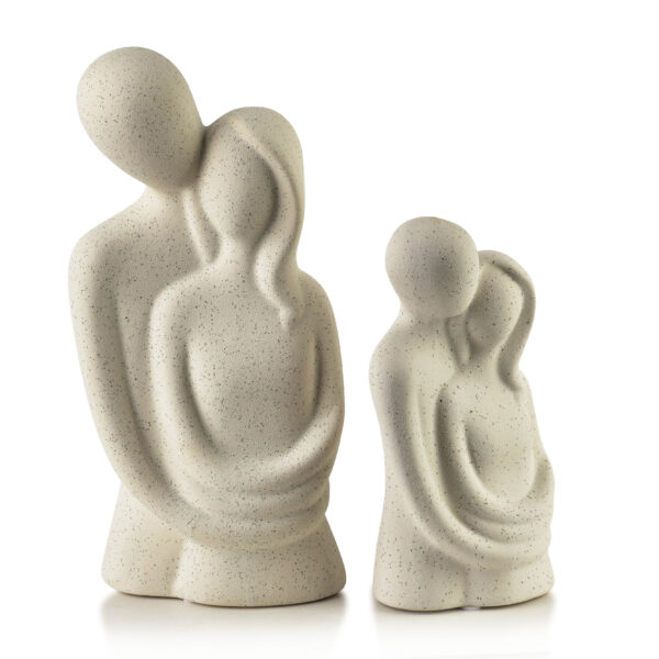 Figur Paar Umarmung MANON 19,5 cm – Emotionale Premium Dekofigur
