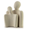 Skulpturen Set MANON 2er – Exklusive Dekofiguren in Beige 20 cm