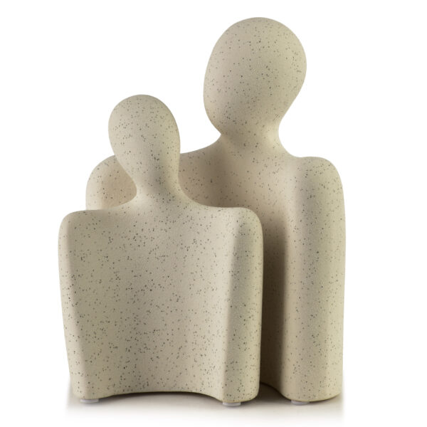 Skulpturen Set MANON 2er – Exklusive Dekofiguren in Beige 20 cm