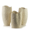 Blättervase MANON 31 cm – Exklusive Premium Vase aus Polyresin