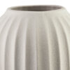 Rillenvase MANON 30 cm – Elegante Premium Vase aus Polyresin
