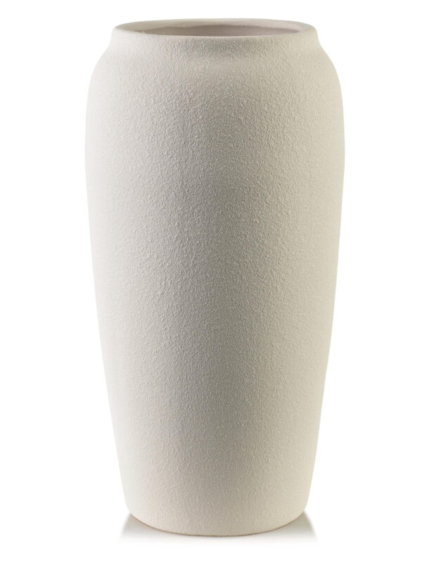 Creme Designvase MANON 29 cm – Exklusiv & Elegant
