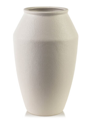 Polyresin Vase Creme MANON 26 cm – Premium & Exklusiv