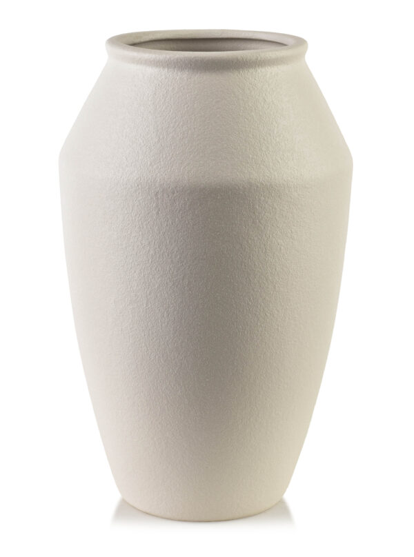 Polyresin Vase Creme MANON 26 cm – Premium & Exklusiv