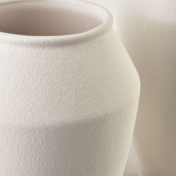 Polyresin Vase Creme MANON 26 cm – Premium & Exklusiv