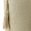 Henkelvase Polyresin mit Quasten – MANON 26 cm in Beige
