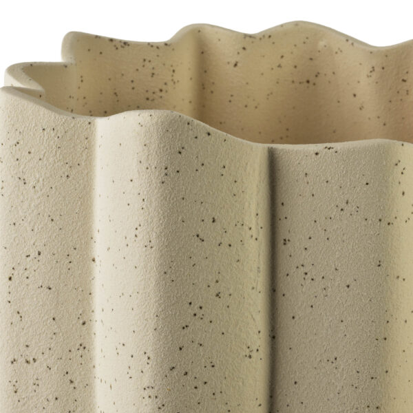 Reliefvase MANON 32 cm – Exklusive Premium Vase aus Polyresin