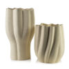 Reliefvase MANON 32 cm – Exklusive Premium Vase aus Polyresin