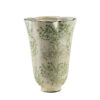 Keramikvase CROCKET 23 cm – Vintage Blumenvase in Creme