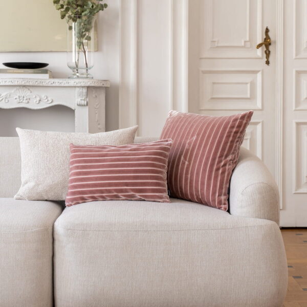 Weißes Dekokissen COCO – Elegantes Sofakissen 60×40 cm