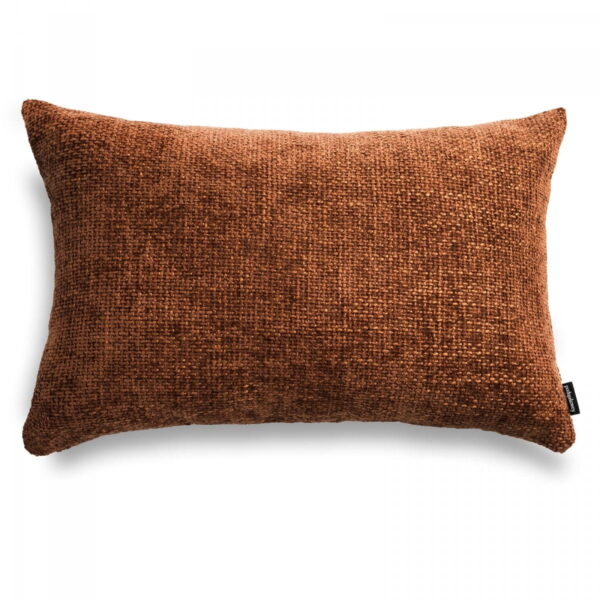 Rostfarbenes Dekokissen COCO – Elegantes Sofakissen 60×40 cm