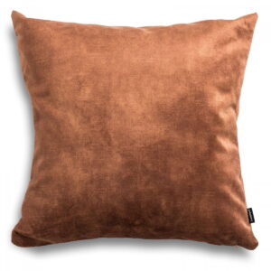 Kupferfarbenes Dekokissen GLOSSY – Elegantes Sofakissen 45×45 cm