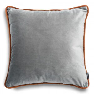 Graues Dekokissen DUO – Elegantes Sofakissen 40×40 cm